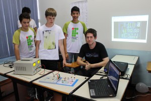 Na foto, um dos projetos apresentados no evento do ano passado. Apresentação dos trabalhos inicia nesta segunda-feira (Foto: Divulgação/IFC Luzerna)