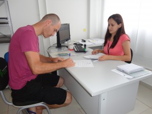 Robson é um dos novos alunos do curso de Engenharia Mecânica (Foto: Divulgação/IFC Luzerna)